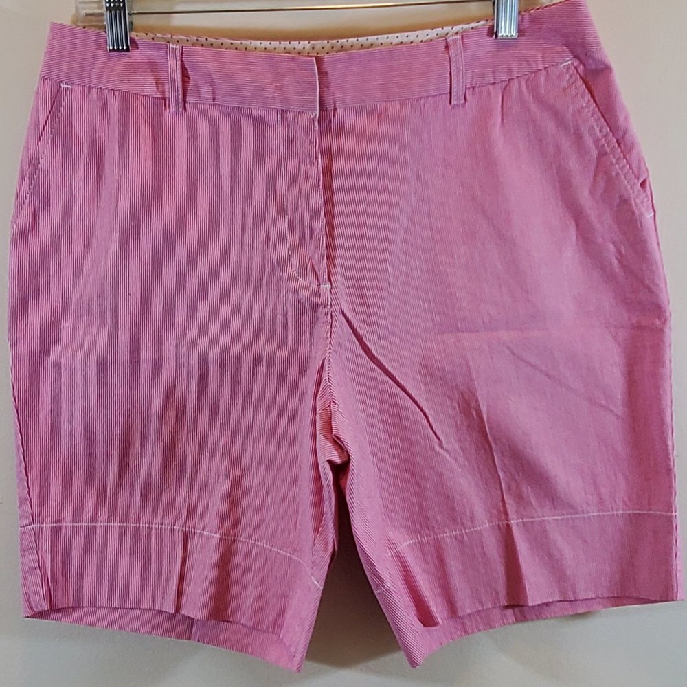Cato Pink & White Striped Shorts